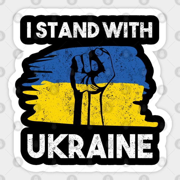 I Stand With Ukraine Sticker by KsuAnn